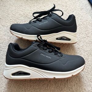 Skechers uno lace up sneakers